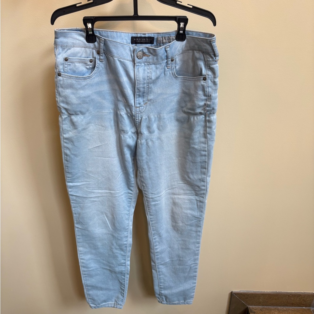 Aeropostale, light blue high waisted jeggings